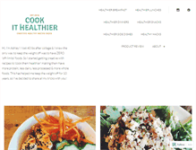 Tablet Screenshot of cookithealthier.com